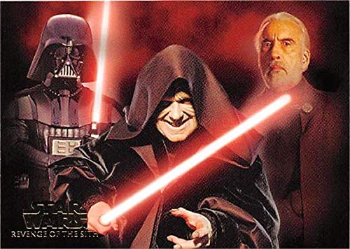 Darth Sidious Vader Count Dooku trading card Star Wars Revenge of